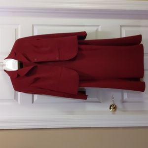 Sag Harbor Burgundy Two Piece Suit Dress  10